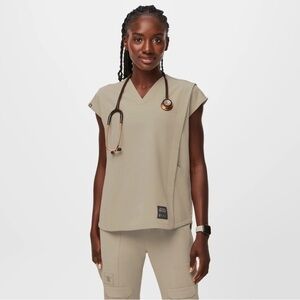 Women's Beige V-Neck Figs Scrub Top
Starwars limited edition